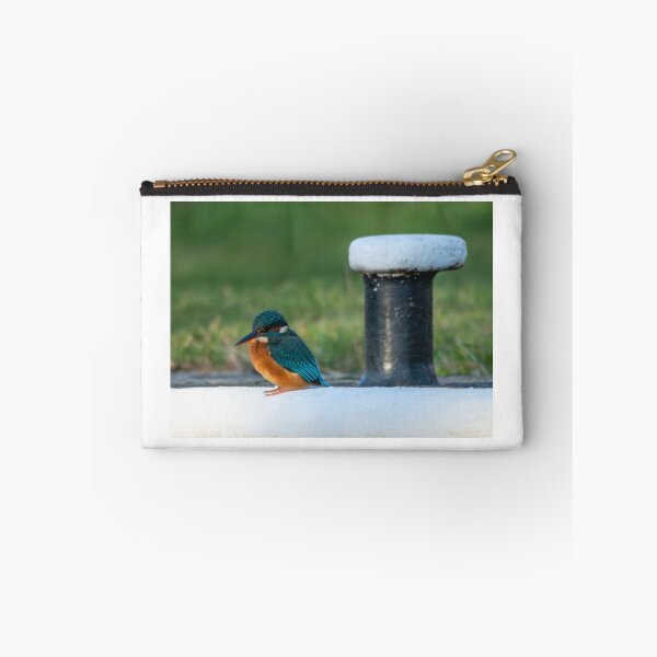 Item preview, Kingfisher (Alcedo atthis) sitting aside a mooring post  designed and sold by Stephen Jarman.