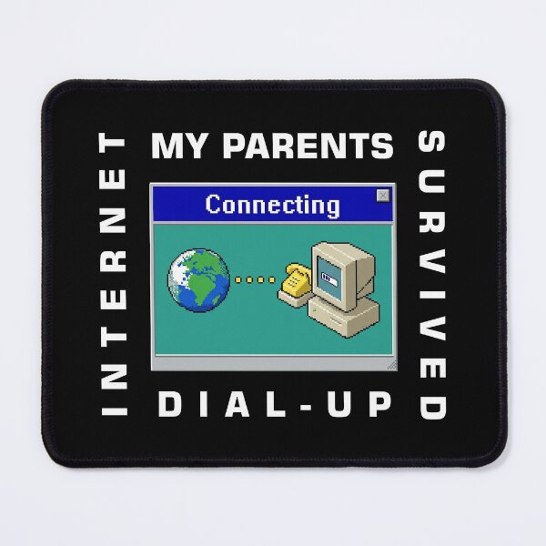 Item preview, My Parents Survived Dial-Up Internet – Funny Retro 90s Computer Gift designed and sold by Slaw-Creation.