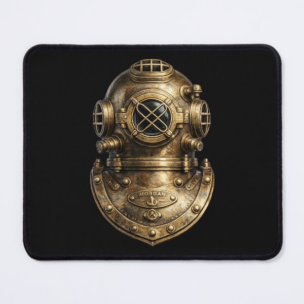 Item preview, Vintage Brass Deep Sea Diver Helmet designed and sold by SteveLPenix.