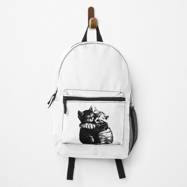Item preview, Black and White Kittens Embracing – Soft Contrast Aesthetic designed and sold by destelloacido.