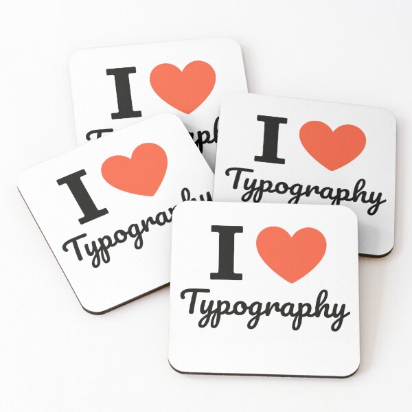 Item preview, I Love Typography | Font Design Typography | Creative Lettering & Graphic Art Passion designed and sold by PaintedPixels01.