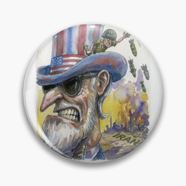 Item preview, Iran on Fire - Political Cartoon designed and sold by Gene Lvov.