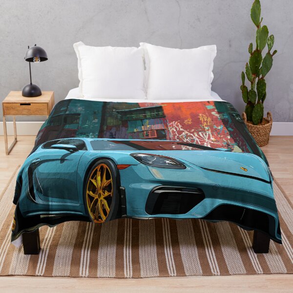 Item preview, Porsche 718 Cayman GT4 Pop Art Print for Car Enthusiasts designed and sold by AutoPopStudio.