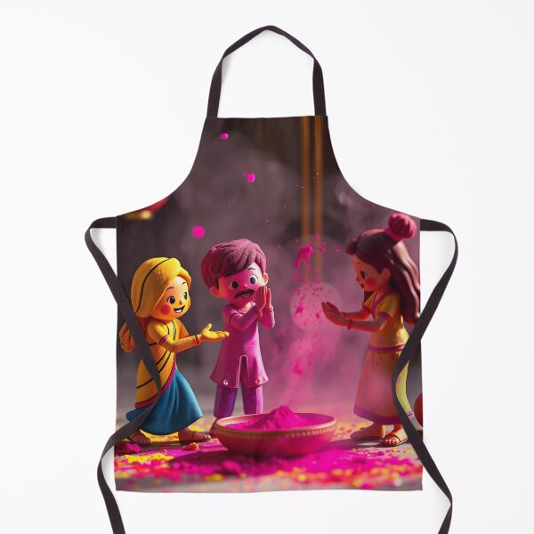 Item preview, Vibrant Holi Figurine Sticker designed and sold by Teewave-Ashish.