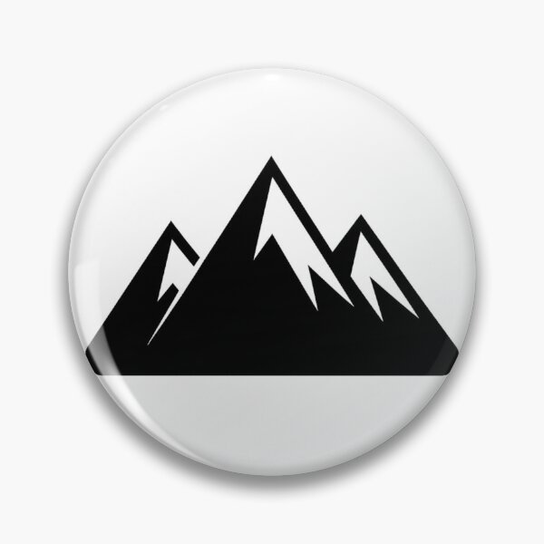 Item preview, Minimalist Mountain Logo Black and White | Modern Geometric Peak Design designed and sold by ArtWaveStudio8.