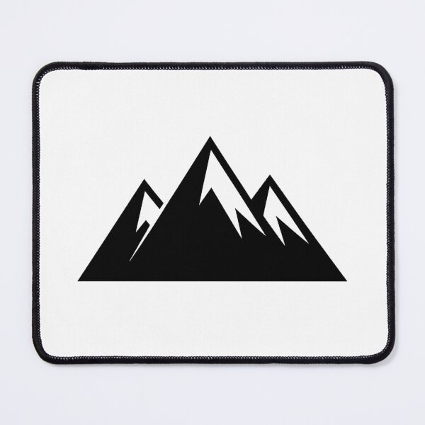 Item preview, Minimalist Mountain Logo Black and White | Modern Geometric Peak Design designed and sold by ArtWaveStudio8.