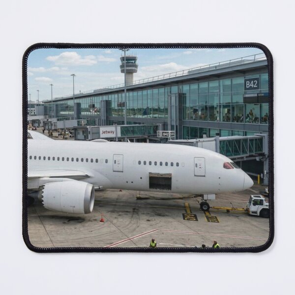 Item preview, Commercial Airplane at Airport Gate designed and sold by EMairplanes.