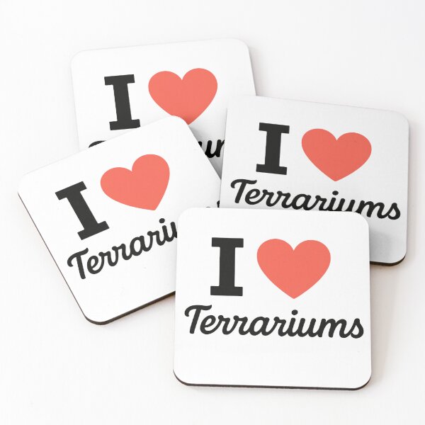 Item preview, I Love Terrariums | Miniature Garden Typography | Indoor Plant & Glass Garden Design designed and sold by PaintedPixels01.