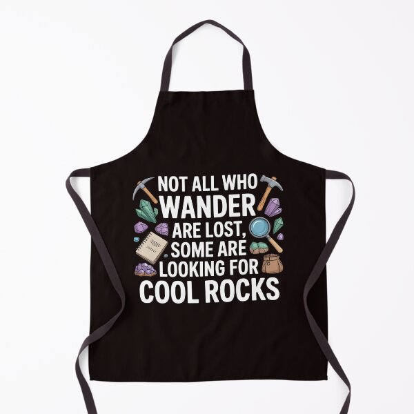 Item preview, Not All Who Wander Are Lost, Some Are Looking For Cool Rocks Geology – Funny Geology Rock Hunting Quote designed and sold by Redgiant87x.