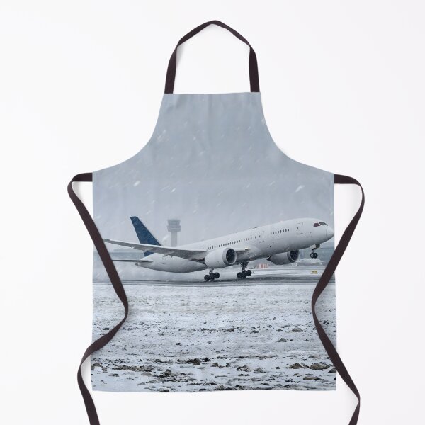 Item preview, Jet Takeoff Through Winter Snowstorm designed and sold by EMairplanes.