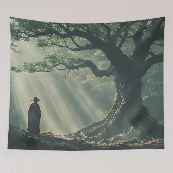 Item preview, Fantasy Forest Spirit — Ancient Tree Mystic Zen designed and sold by Schoenenwald - Illustrations Uniques et Originales.