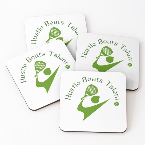 Item preview, Hustle Beats Talent – Tennis Motivation Graphic Design designed and sold by LoudVictory.
