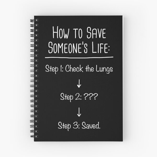 Item preview, How to Save Someone's Life designed and sold by Holly M Backus.