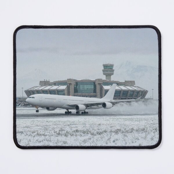 Item preview, Winter Landing at Mountain Airport designed and sold by EMairplanes.