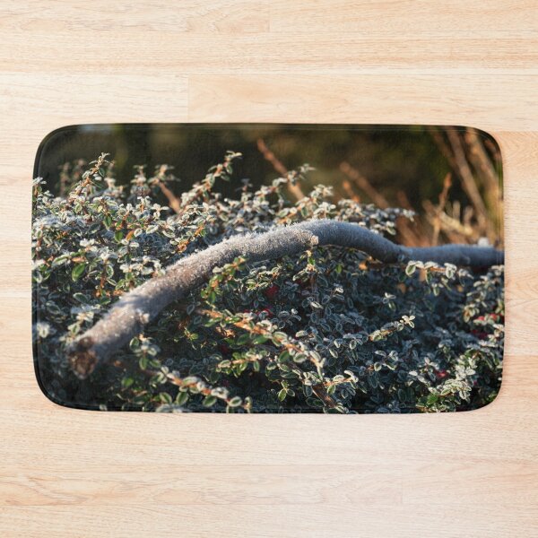 Item preview, Frost covered cotoneaster shrub with berries designed and sold by Stephen Jarman.