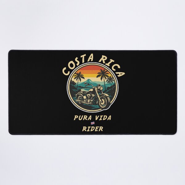 Item preview, Costa Rica Pura Vida Rider Motorcycle Shirt Tropical Biker Travel Tee designed and sold by Freki & Geri.