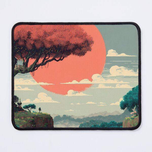 Item preview, Retro Pixel Art 8Bit Illustration Aesthetic Landscapes designed and sold by ART ATTACK ZONE.