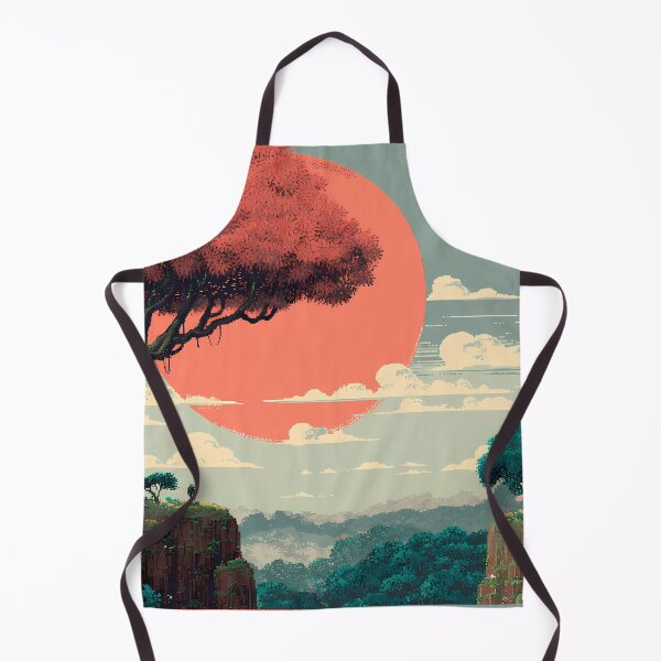 Item preview, Retro Pixel Art 8Bit Illustration Aesthetic Landscapes designed and sold by ART ATTACK ZONE.