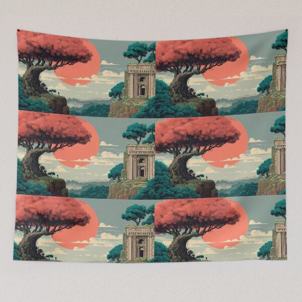 Item preview, Retro Pixel Art 8Bit Illustration Aesthetic Landscapes  designed and sold by ART ATTACK ZONE.