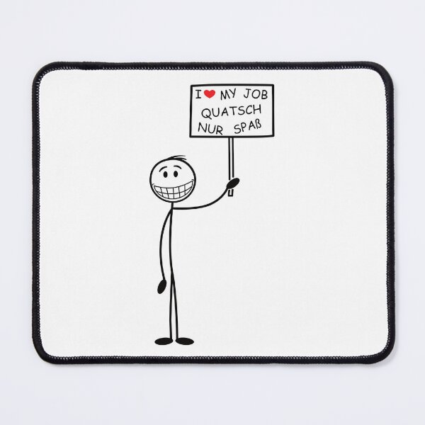 Item preview, I Love My Job stick figure designed and sold by MiPa78.