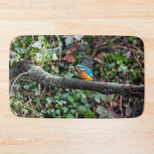 Item preview, Kingfisher (Alcedo atthis) with fish in beak designed and sold by Stephen Jarman.