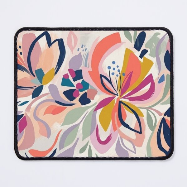 Item preview, Colorful Abstract floral art designed and sold by DoneAndDusted.