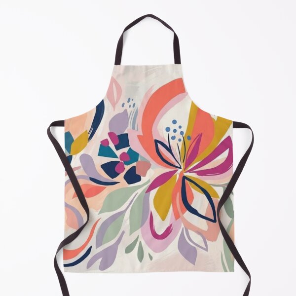 Item preview, Colorful Abstract floral art  designed and sold by DoneAndDusted.