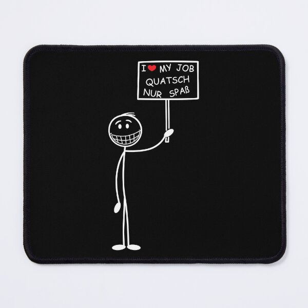 Item preview, I Love My Job stick figure designed and sold by MiPa78.