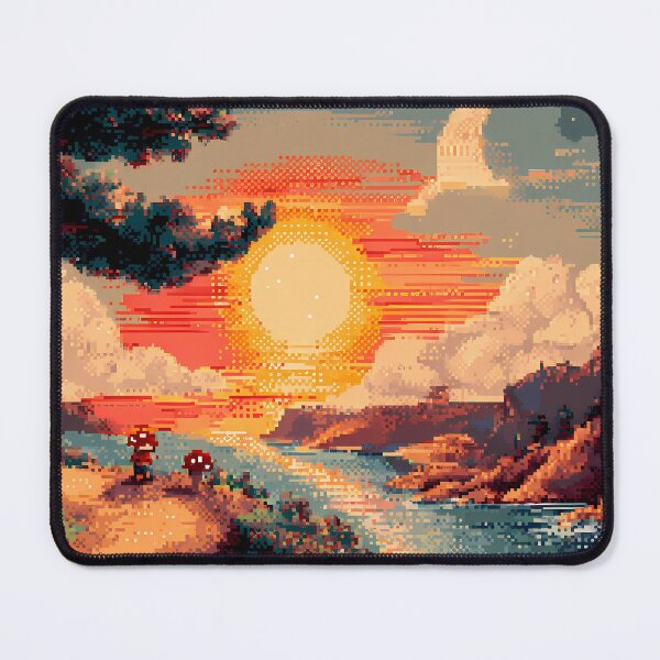Item preview, Moon Retro Pixel Art 8Bit Illustration Aesthetic Landscapes designed and sold by ART ATTACK ZONE.