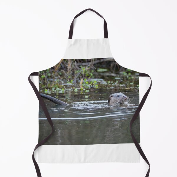 Item preview, River Otter in water near vegetation designed and sold by Stephen Jarman.