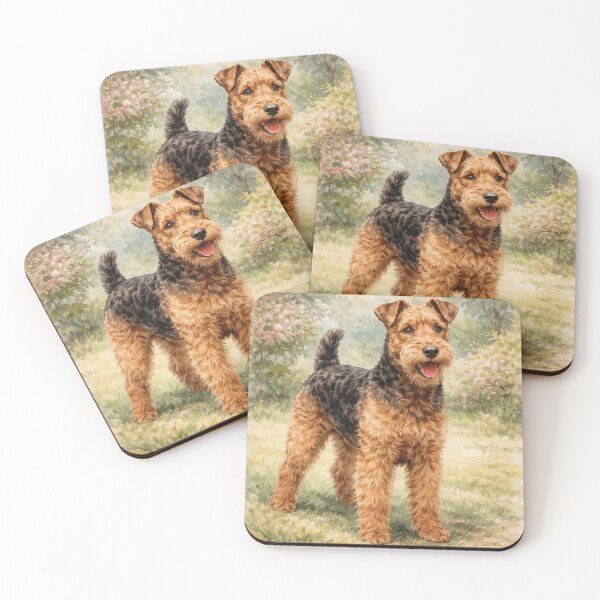 Item preview, Vintage Welsh Terrier designed and sold by Blackberry Hill Design Co..