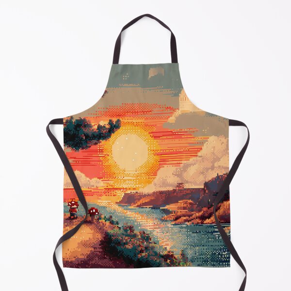 Item preview, Moon Retro Pixel Art 8Bit Illustration Aesthetic Landscapes designed and sold by ART ATTACK ZONE.