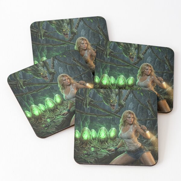 Item preview, Babe in Monster Nest (V2) designed and sold by Neon Jungle.