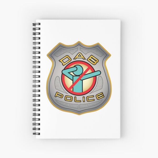 Dab Police Spiral Notebook