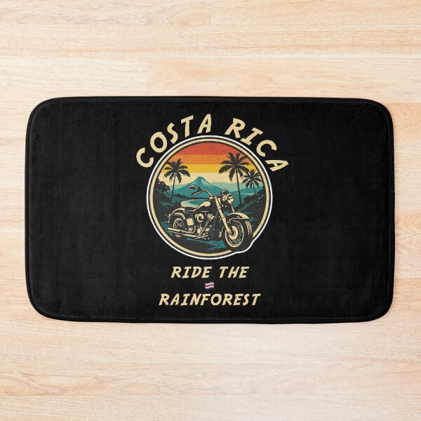 Item preview, Ride the Rainforest Costa Rica Motorcycle Shirt Tropical Biker Adventure Tee designed and sold by Freki & Geri.