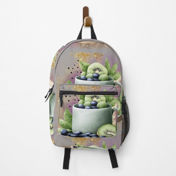 Item preview, Aesthetic Fruit Cup | Blueberry Kiwi Cozy Illustration designed and sold by ChenEngEng.