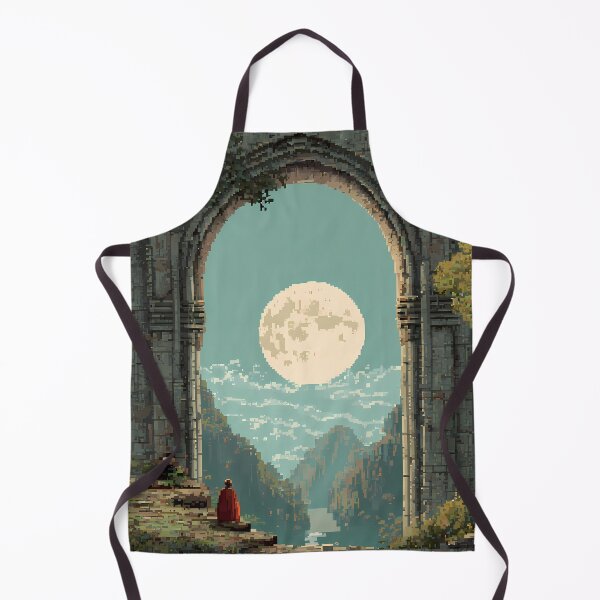 Item preview, Magic Retro Pixel Art 8Bit Illustration Aesthetic Landscapes designed and sold by ART ATTACK ZONE.