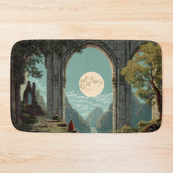 Item preview, Magic Retro Pixel Art 8Bit Illustration Aesthetic Landscapes  designed and sold by ART ATTACK ZONE.