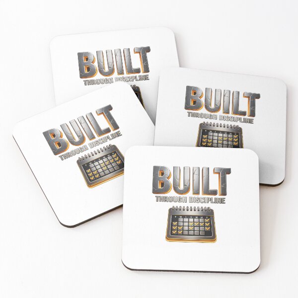 Item preview, Built Through Discipline T-Shirt – Motivation Tee, Self Discipline Apparel designed and sold by RALYSHOP.