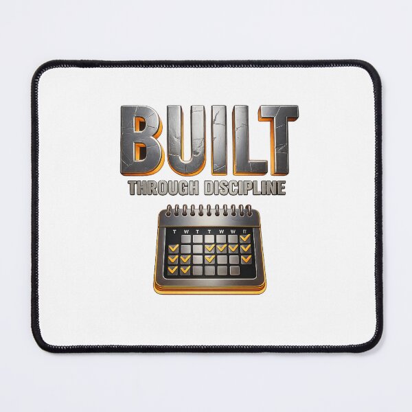 Item preview, Built Through Discipline T-Shirt – Motivation Tee, Self Discipline Apparel designed and sold by RALYSHOP.