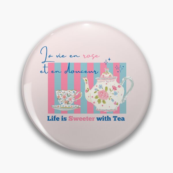 Item preview, La Vie En Rose — Floral Tea Party T-Shirt designed and sold by ChasingRabbit05.