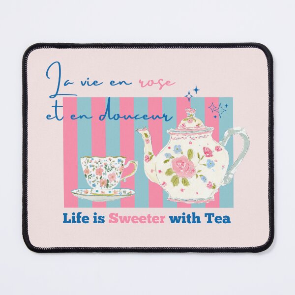 Item preview, La Vie En Rose — Floral Tea Party T-Shirt designed and sold by ChasingRabbit05.