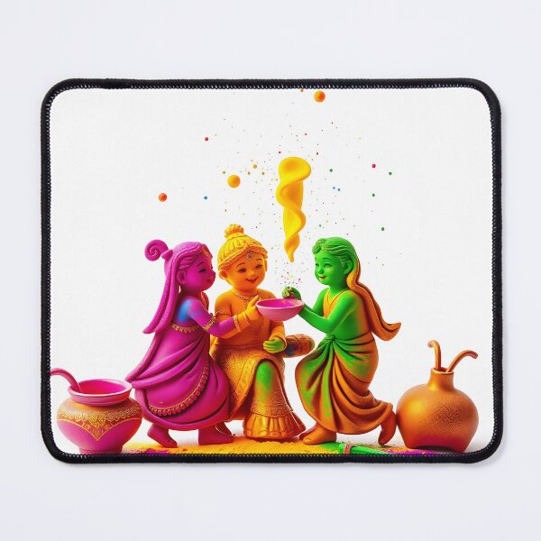 Item preview, Traditional Holi Colors Sticker designed and sold by Teewave-Ashish.