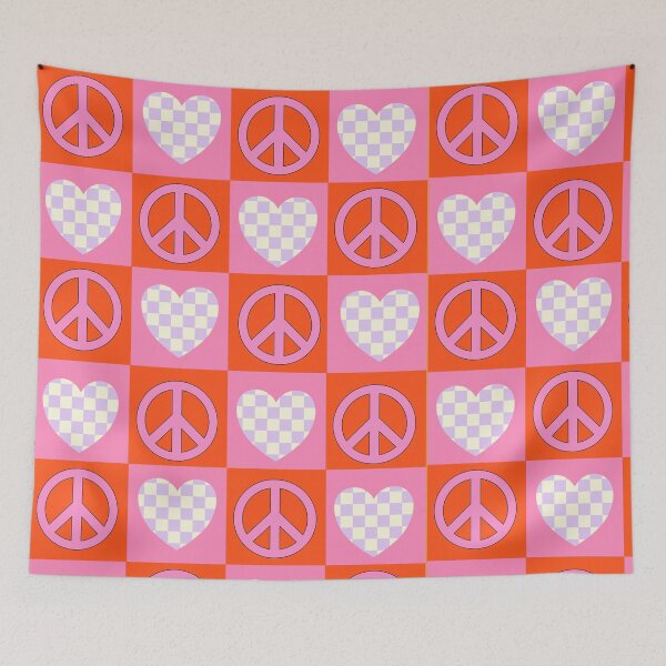 Item preview, Retro art ,Retro Hearts Fabric and Wallpaper Designs, Hearts Collection, children’s clothing designed and sold by Colorfuly.