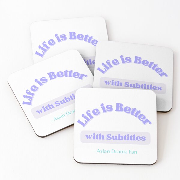 Item preview, Life is Better with Subtitles designed and sold by fatoshisme.