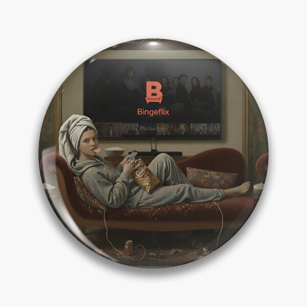 Item preview, Bingeflix Odalisque — Classical Art Parody designed and sold by SammyMorry.
