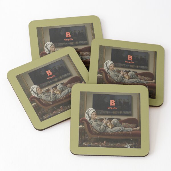 Item preview, Bingeflix Odalisque — Classical Art Parody designed and sold by SammyMorry.