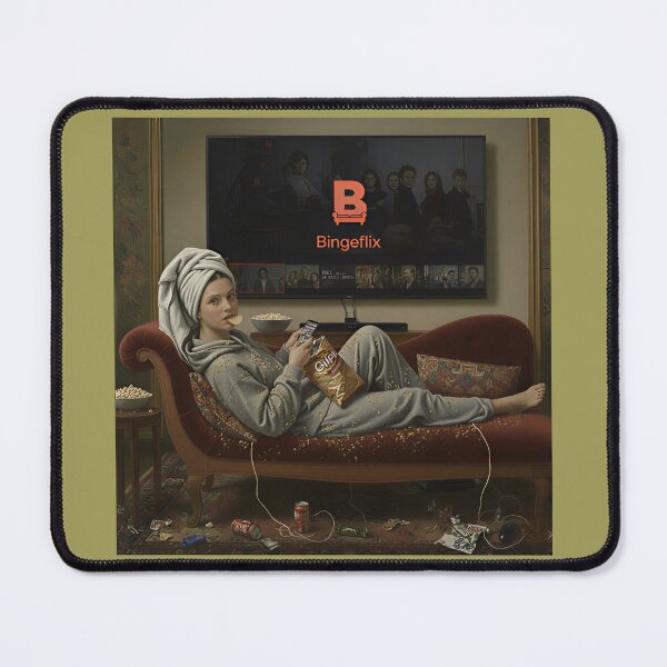 Item preview, Bingeflix Odalisque — Classical Art Parody designed and sold by SammyMorry.