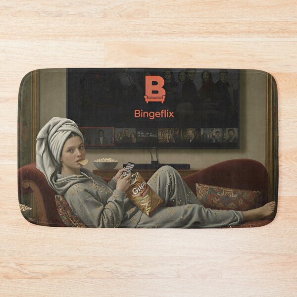 Item preview, Bingeflix Odalisque — Classical Art Parody designed and sold by SammyMorry.