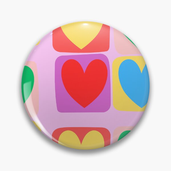 Item preview, Bright Granny Square Heart Quilt Background designed and sold by Colorfuly.